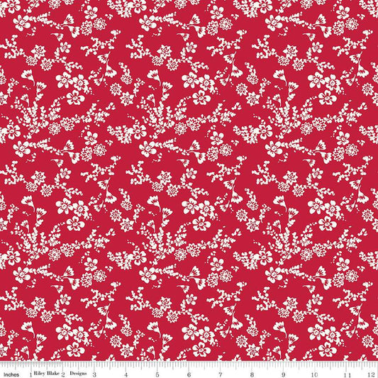 Red Delicious Velvet Red - Riley Blake Designs