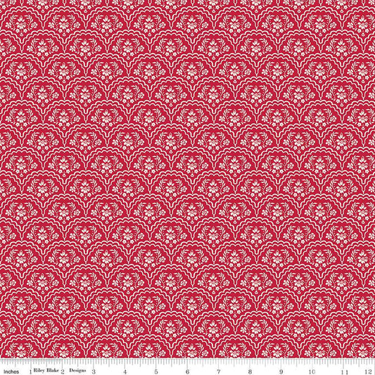 Red Delicious Strawberry Shortcake Red - Riley Blake Designs