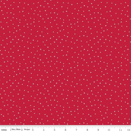 Red Delicious Pomegranate Sorbet Red - Riley Blake Designs