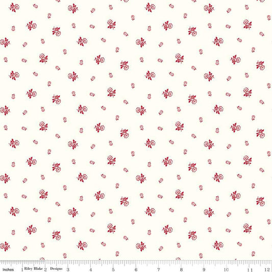 Red Delicious Raspberry Galette Cloud - Riley Blake Designs