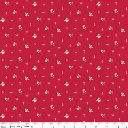 Red Delicious Raspberry Galette Red - Riley Blake Designs