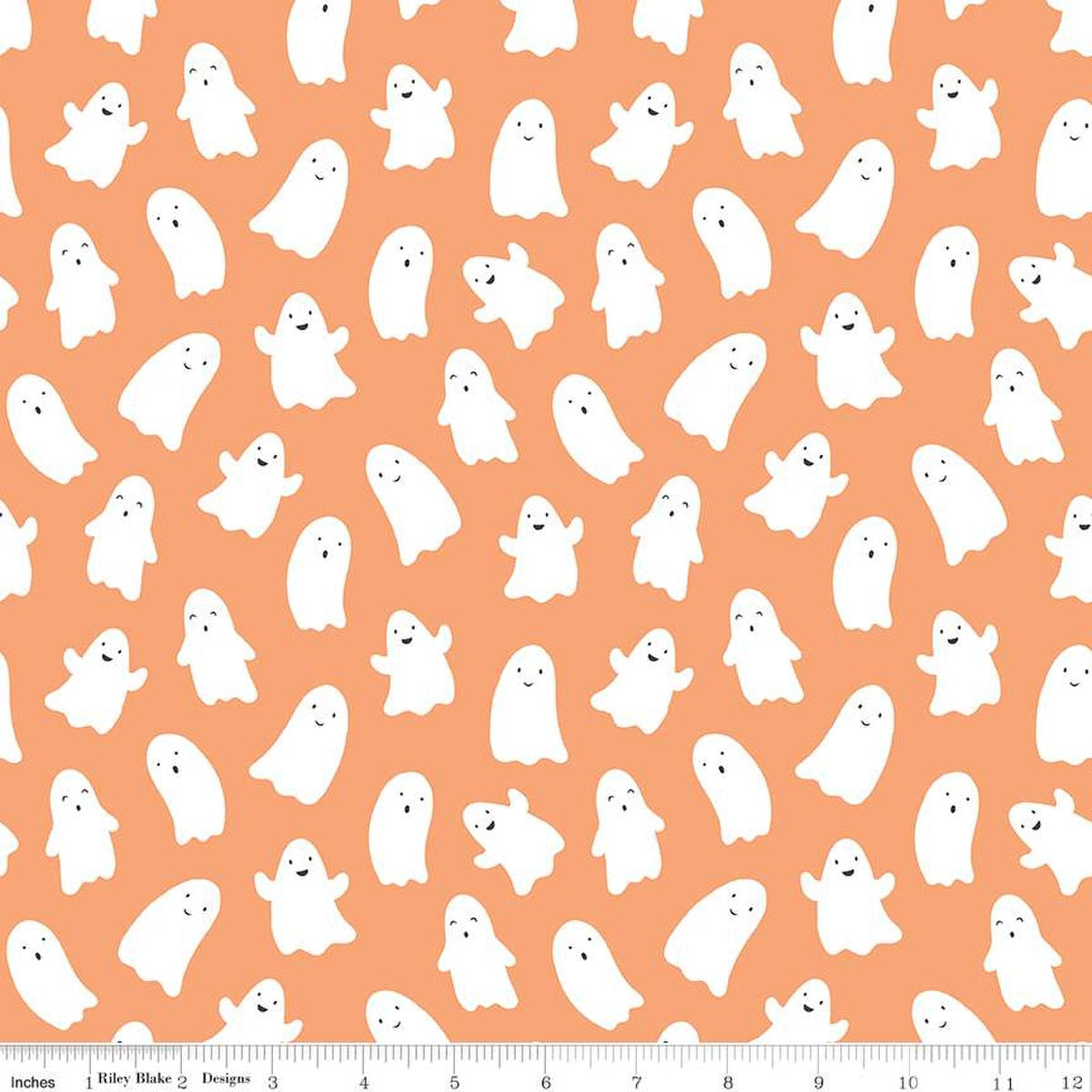 Hey Pumpkin Ghosts Pumpkin - Riley Blake Designs