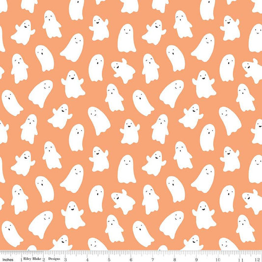 Hey Pumpkin Ghosts Pumpkin - Riley Blake Designs