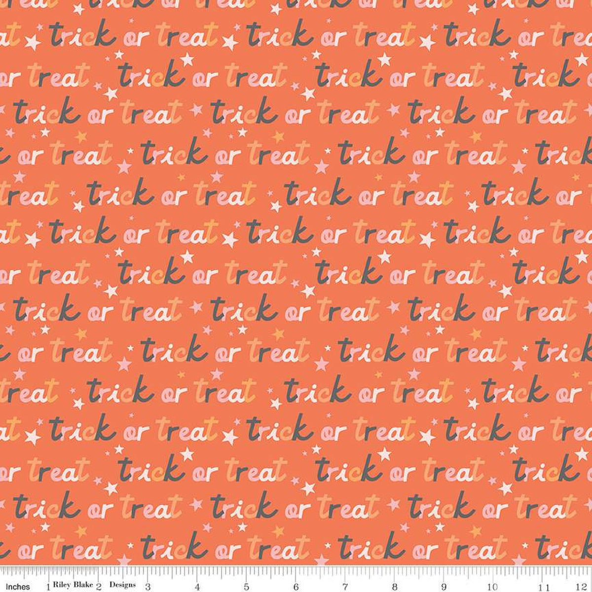 Hey Pumpkin Trick or Treat Orange - Riley Blake Designs