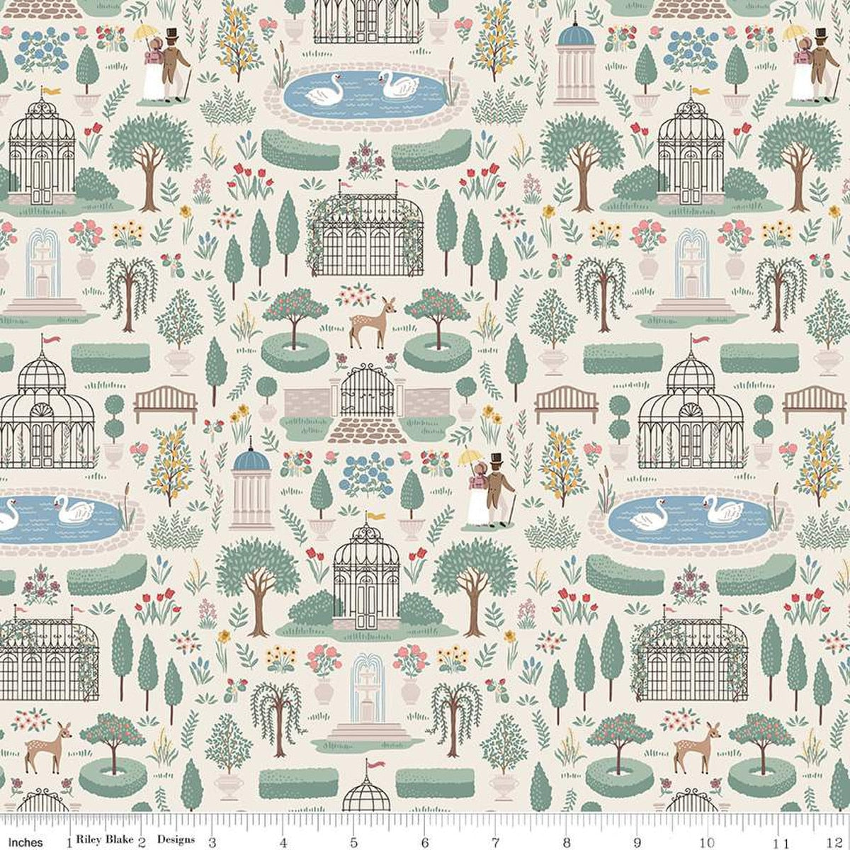 Emma Highbury Cream - Riley Blake Designs