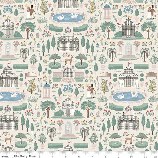 Emma Highbury Cream - Riley Blake Designs