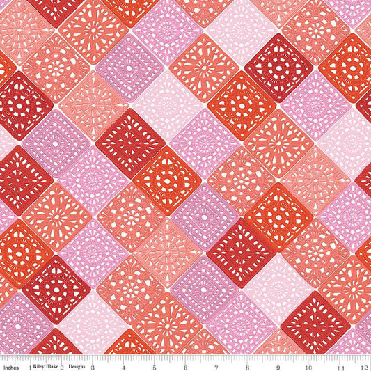 Hand Made Crochet Pink - Riley Blake Designs