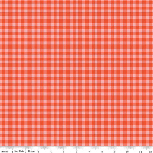 Hand Made Gingham Red - Riley Blake Designs