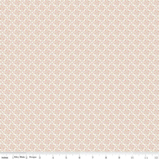 Juju's Petals Dots Cream - Riley Blake Designs