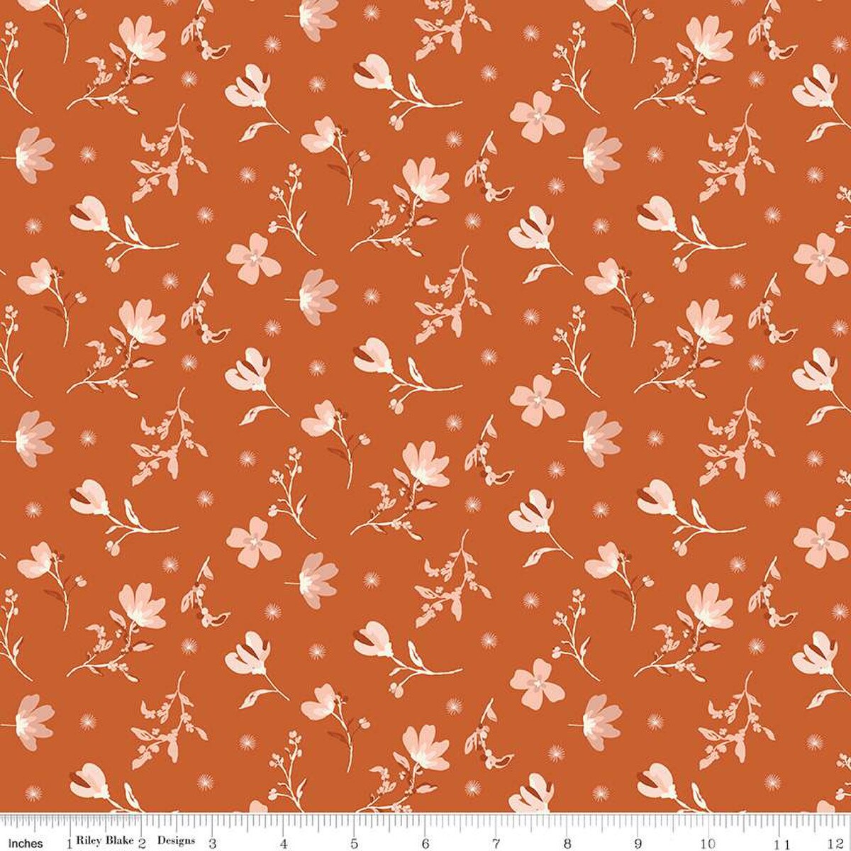 Morning Latte Floral Spice - Riley Blake Designs