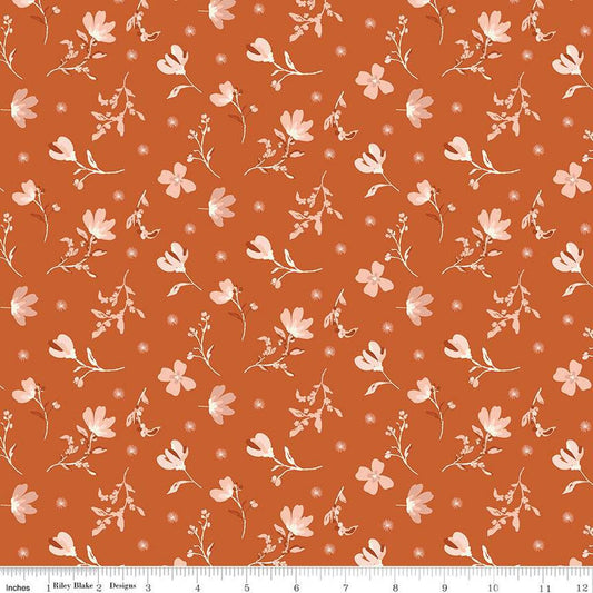 Morning Latte Floral Spice - Riley Blake Designs