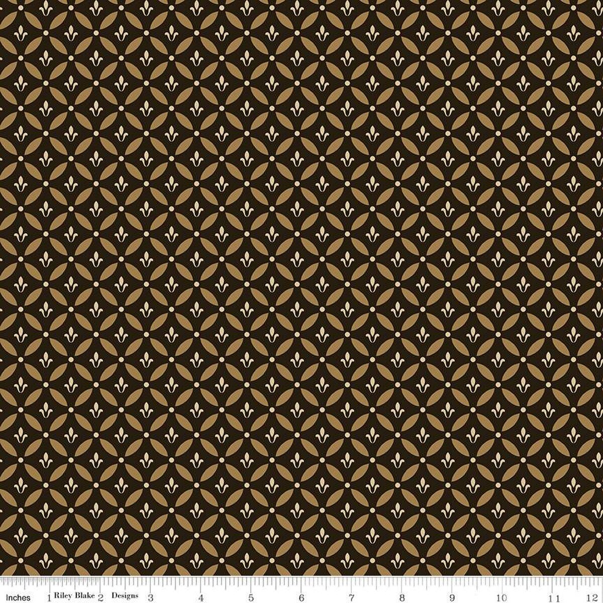 Morning Latte Tile Espresso - Riley Blake Designs