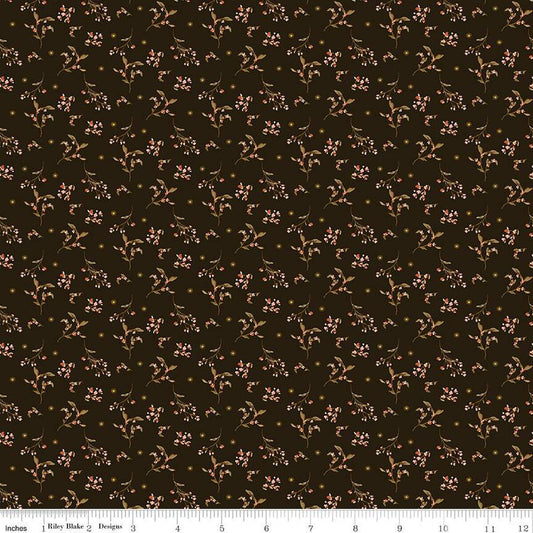 Morning Latte Berries Espresso - Riley Blake Designs