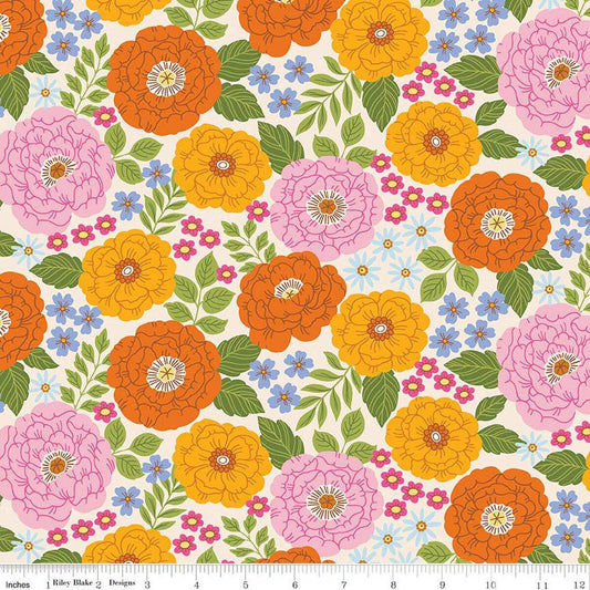 Little Darlin' Main Cream - Riley Blake Designs