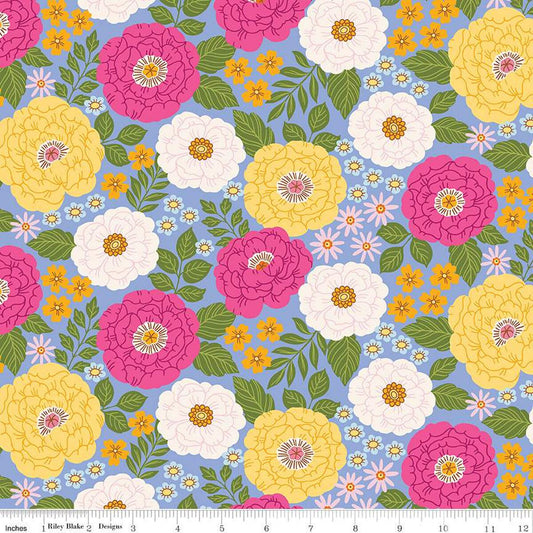Little Darlin' Main Periwinkle - Riley Blake Designs