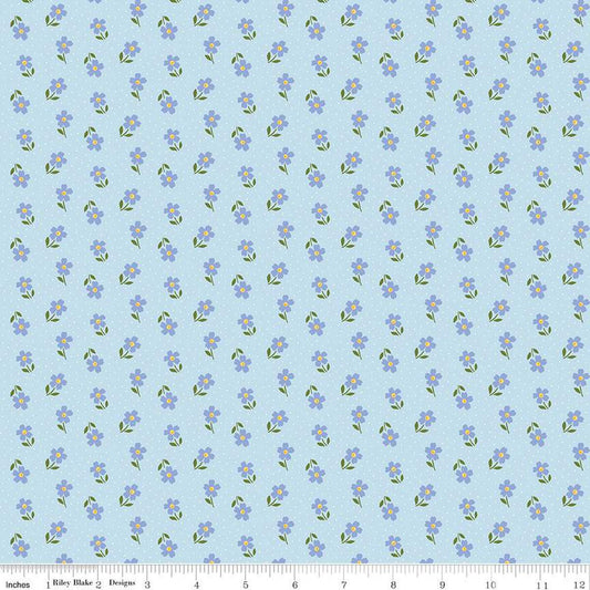Little Darlin' Ditsy Blue - Riley Blake Designs