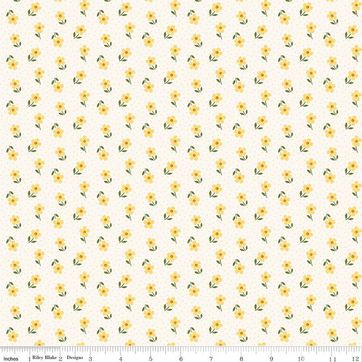 Little Darlin' Ditsy Cream - Riley Blake Designs