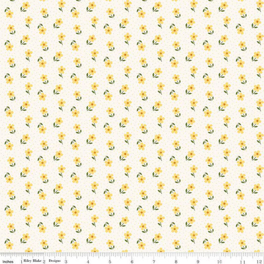 Little Darlin' Ditsy Cream - Riley Blake Designs