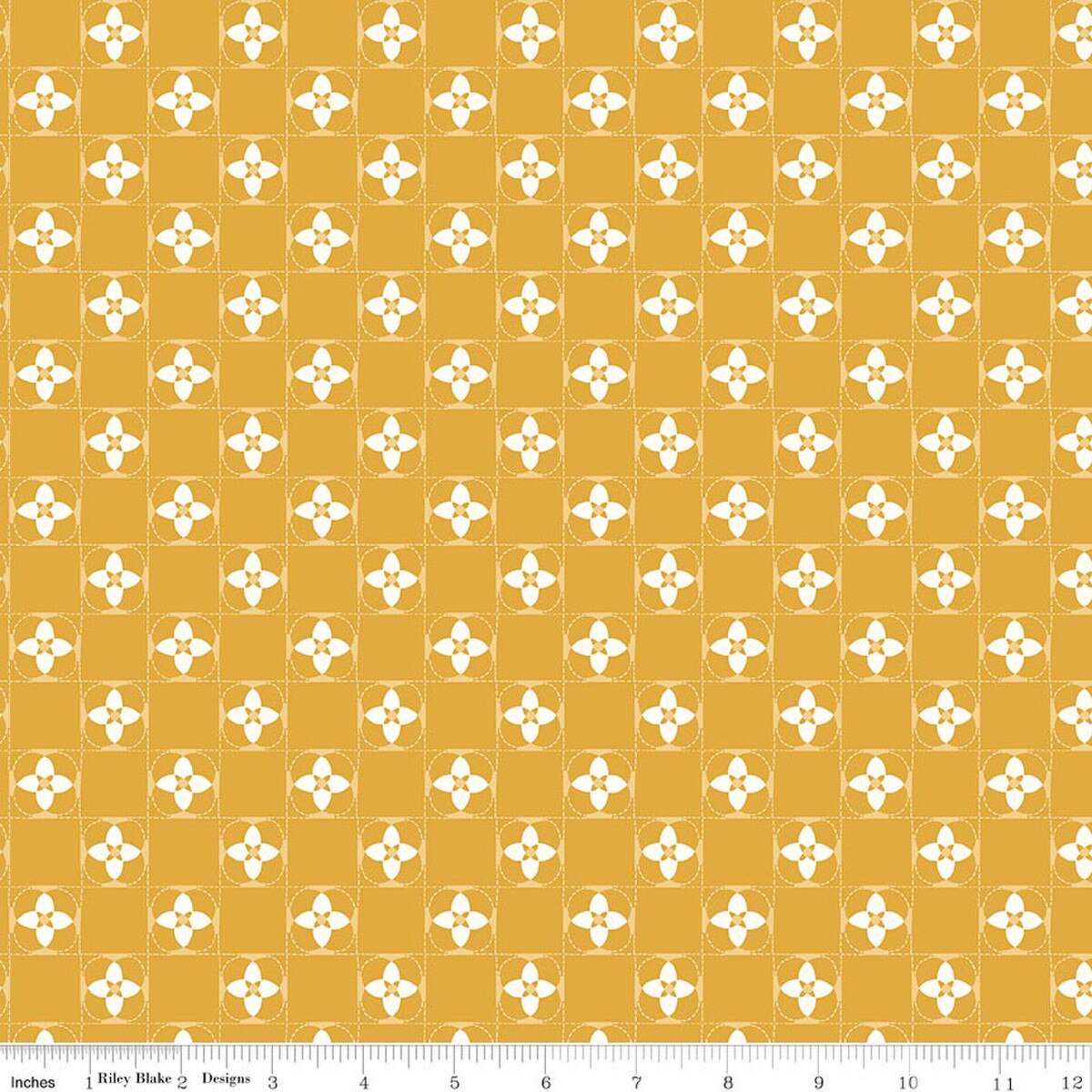 Utah Quilt Squares Gold - Riley Blake Designs