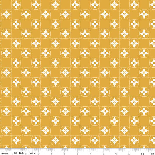 Utah Quilt Squares Gold - Riley Blake Designs