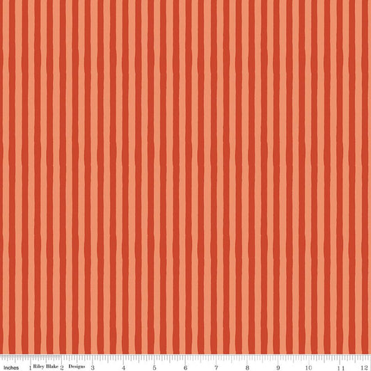 Utah Stripes Orange - Riley Blake Designs