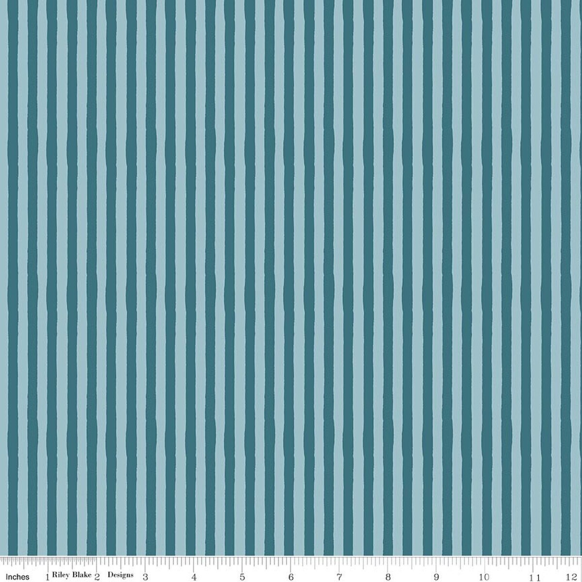 Utah Stripes Teal - Riley Blake Designs