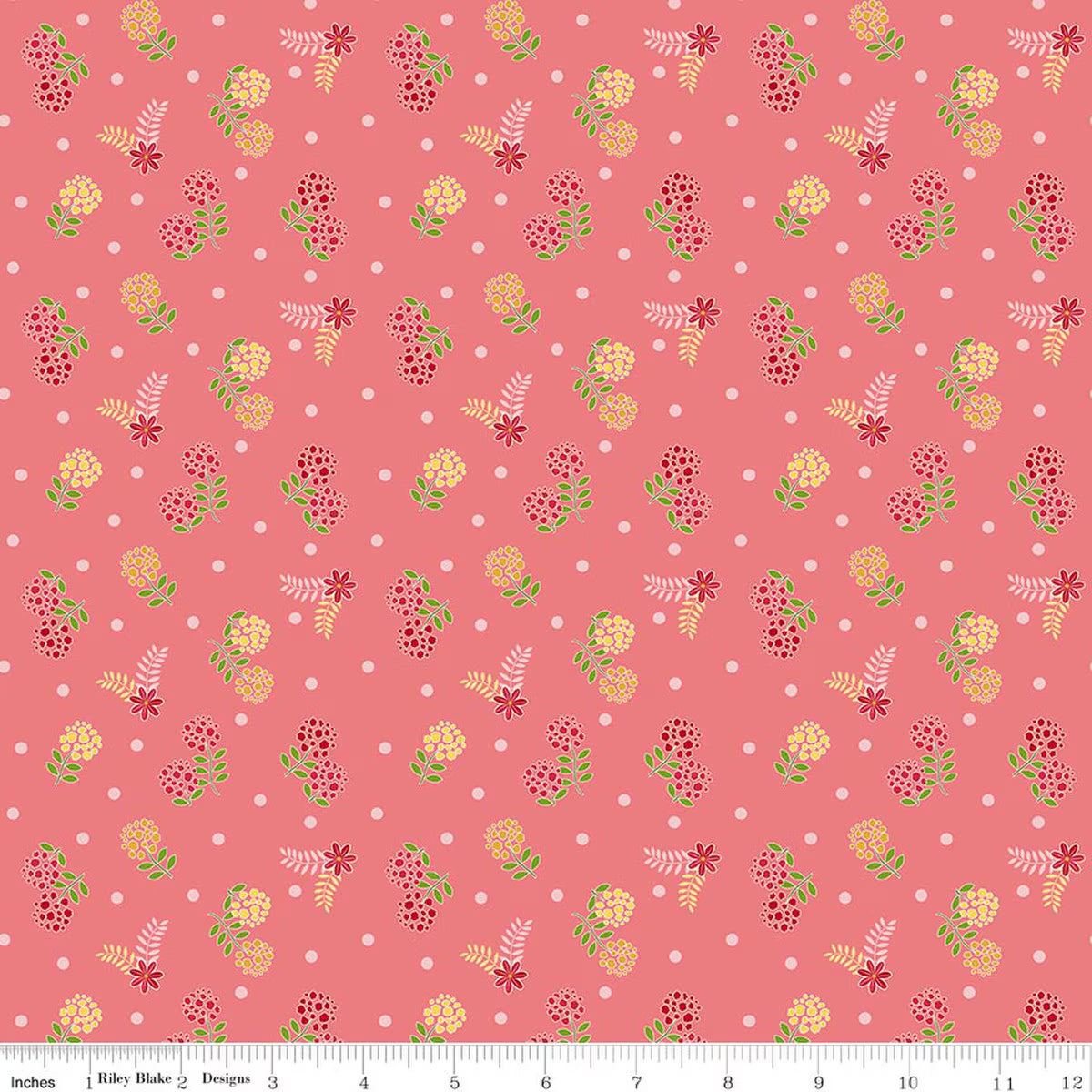 Awakening Blossoms Coral - Riley Blake Designs