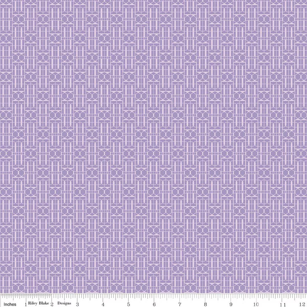 Awakening Trellis Lavender - Riley Blake Designs