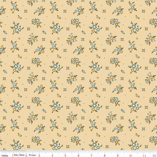 Renew Floral Yellow - Riley Blake Designs