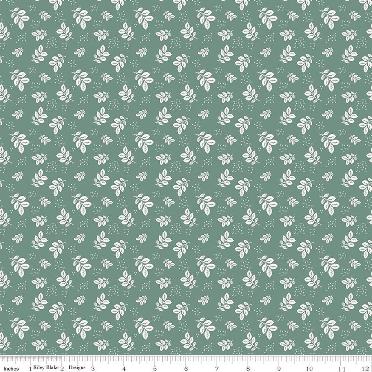 Renew Leaves Aqua - Riley Blake Designs