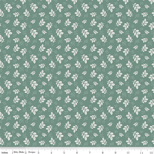 Renew Leaves Aqua - Riley Blake Designs