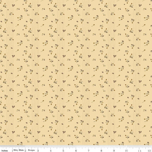 Renew Rosebuds Yellow - Riley Blake Designs