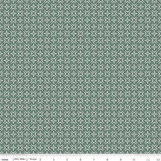 Renew Tile Aqua - Riley Blake Designs