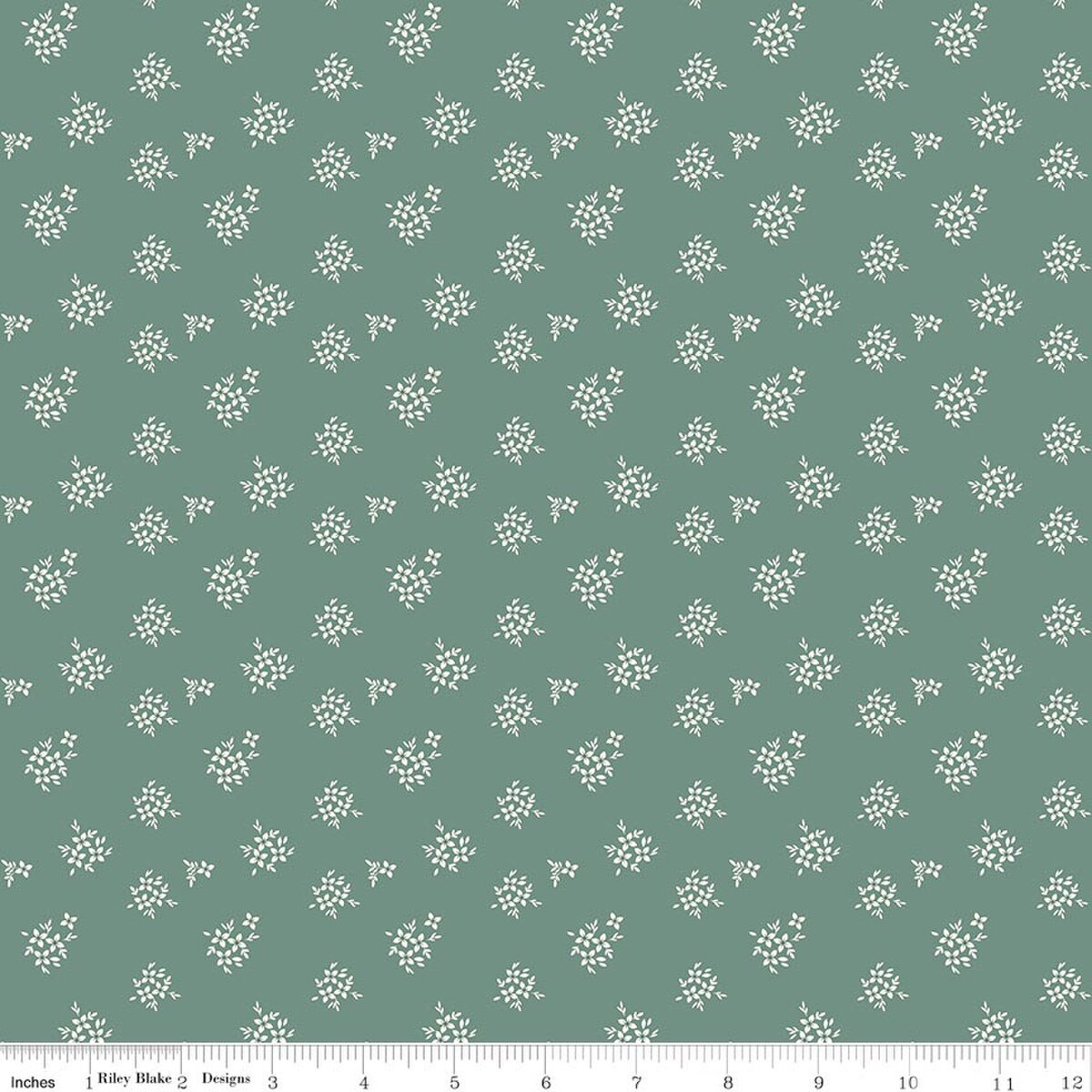 Renew Ditsy Aqua - Riley Blake Designs