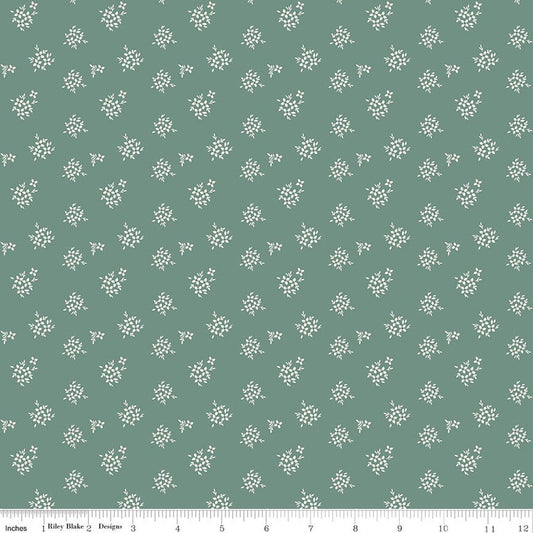 Renew Ditsy Aqua - Riley Blake Designs