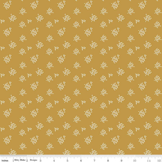 Renew Ditsy Gold - Riley Blake Designs