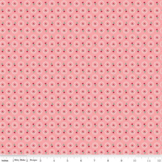 Berry & Sage Heritage Coral - Riley Blake Designs