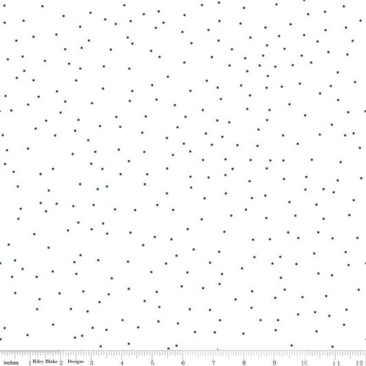 Pin Dot Denim - Riley Blake Designs