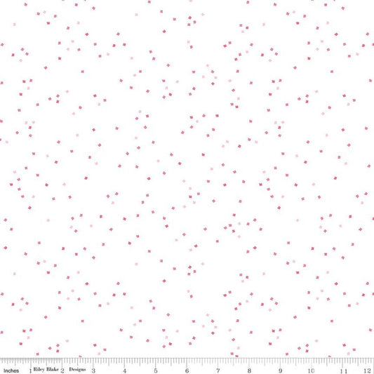Blossom On White All the Pink - Riley Blake Designs