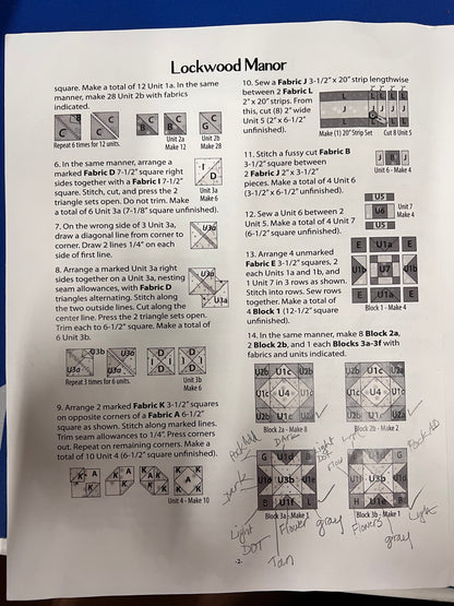 Lockwood Manner Quilt Kit - Wilmington Prints