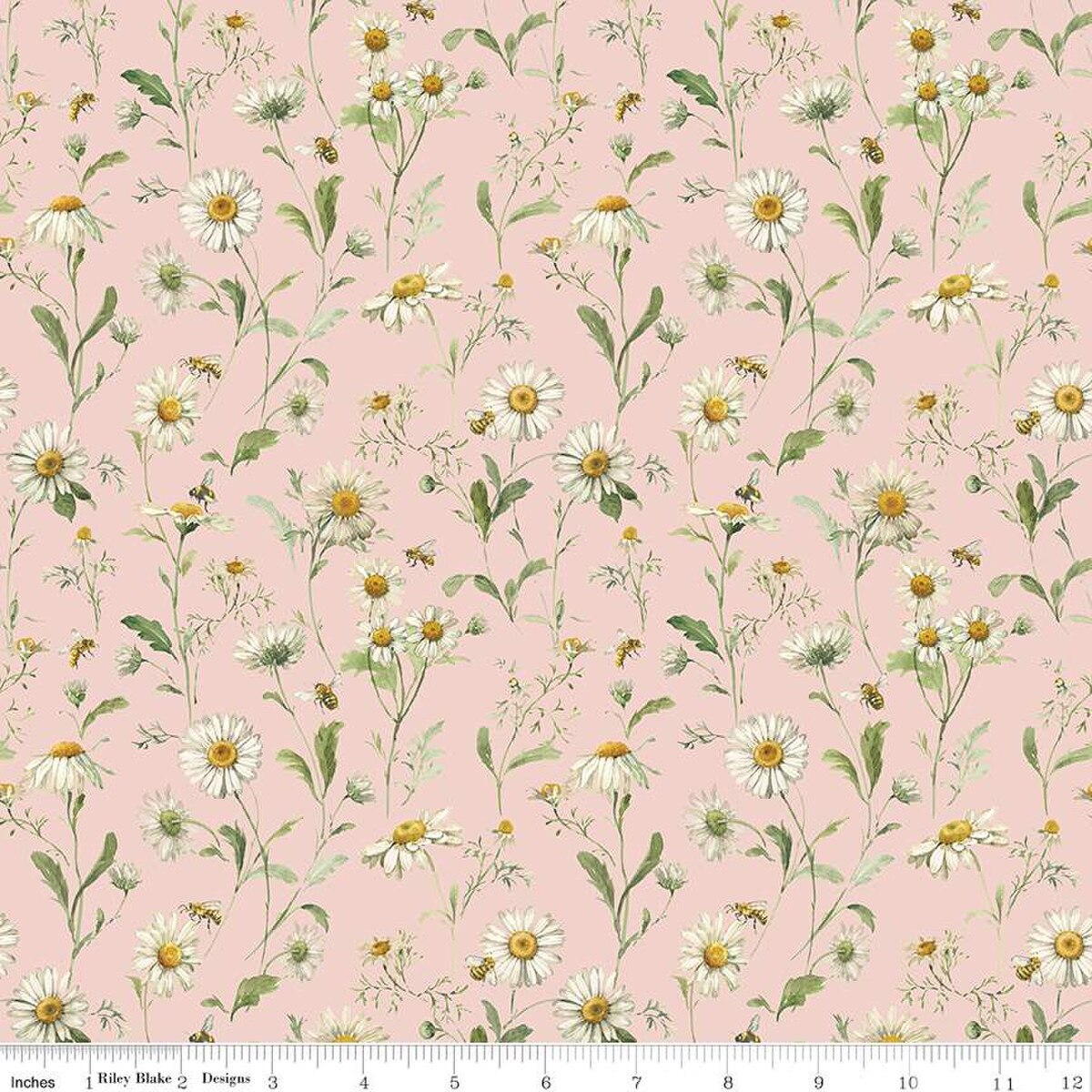 Love Me More Daisies Blush - Riley Blake Designs
