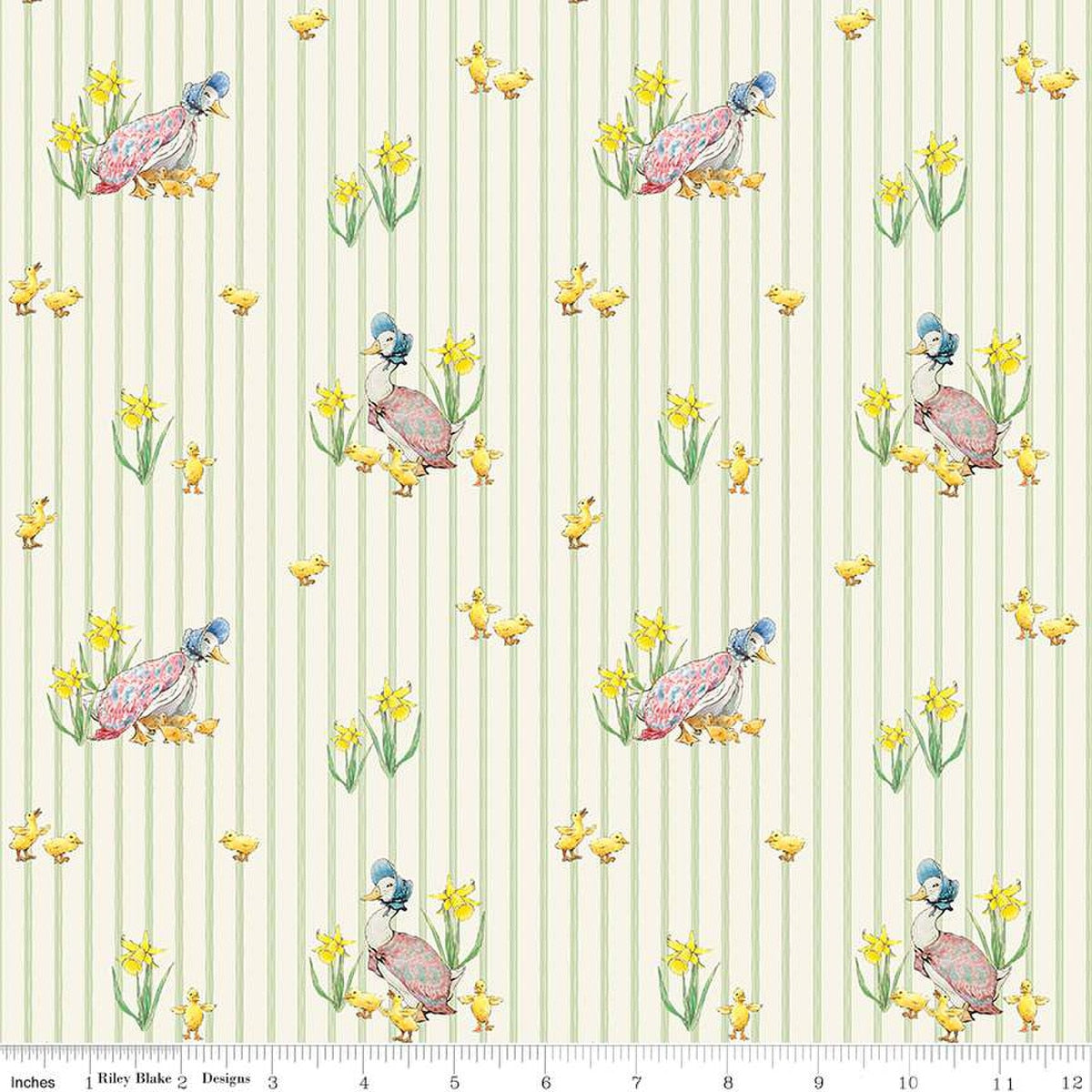Peter Rabbit™ & Friends Duck Stripe Cloud - Riley Blake Designs