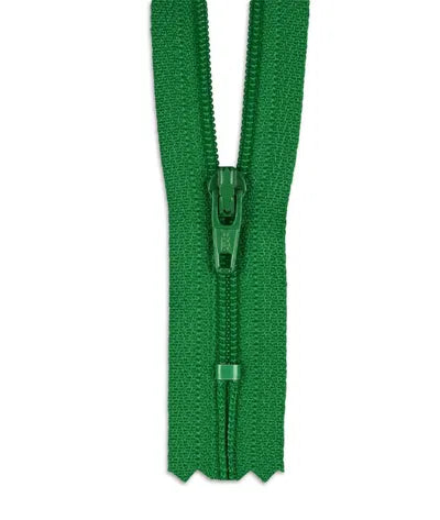 Beulon Polyester Coil Zipper 9in Kelly Green