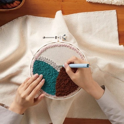 Clover Punch Needle Hoop