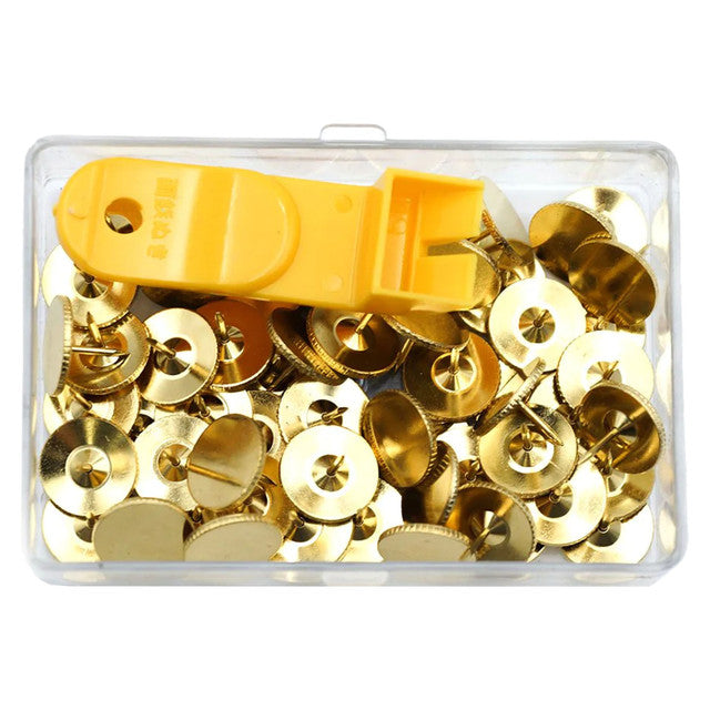 Needlecraft Thumb Tacks with Remover 60ct - Clover