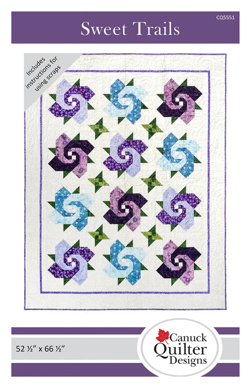 Sweet Trails Quilt Pattern  - Canuck Quilter Designs