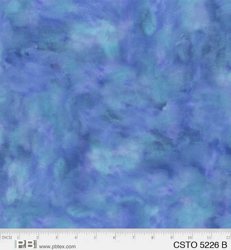 Mixed Watercolors Blue - P&B Textiles