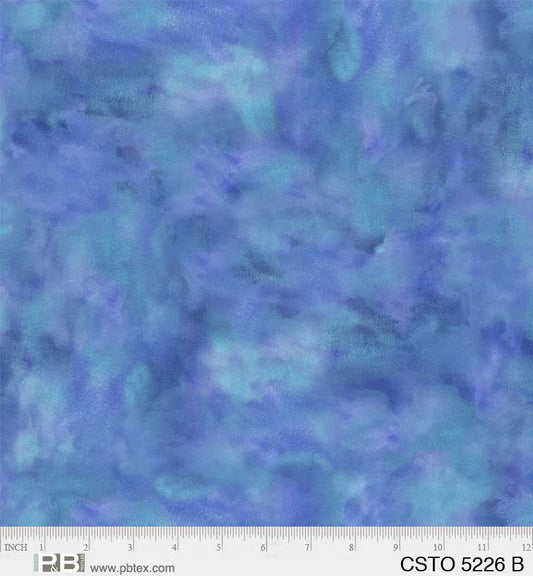 Mixed Watercolors Blue - P&B Textiles