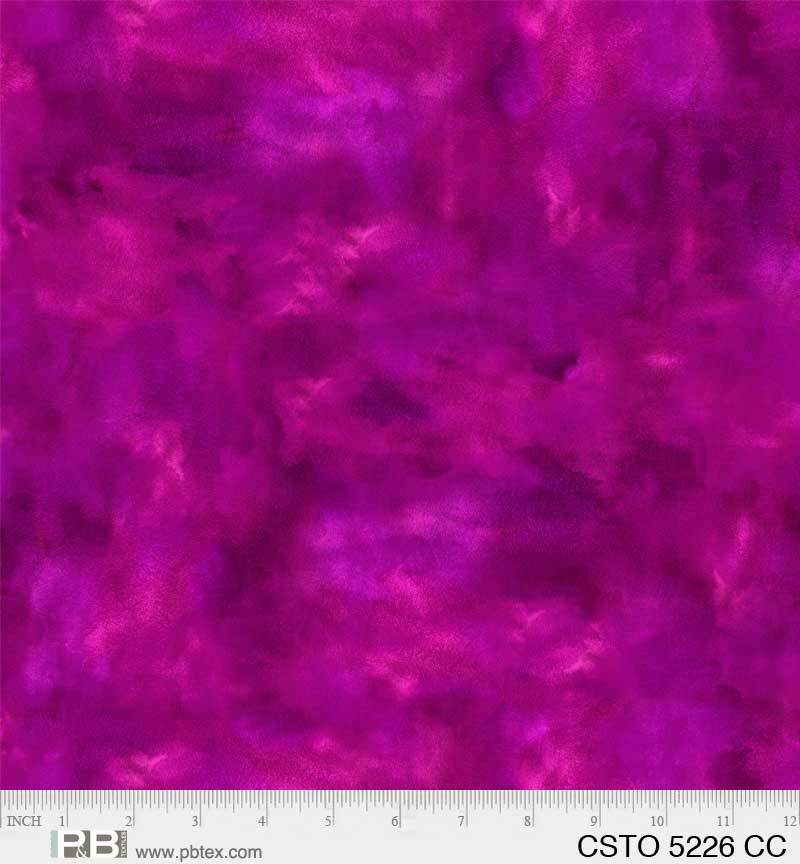 Mixed Watercolors Fuchsia - P&B Textiles