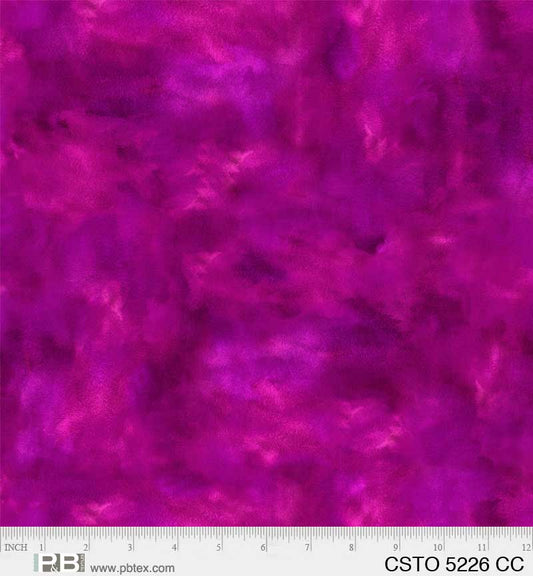 Mixed Watercolors Fuchsia - P&B Textiles